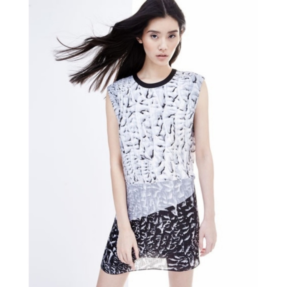 NWT Helmut Lang silk shift dress